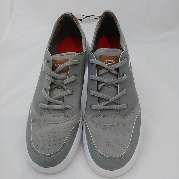 Speedo Tiller Men's Water Shoe Grey  NEW - Picture 2 of 4